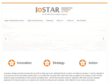 Tablet Screenshot of iostarinfotech.com